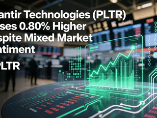 Palantir Technologies (PLTR) Closes 0.80% Higher Despite Mixed Market Sentiment