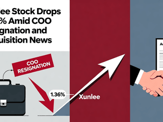 Xunlei Stock Drops 1.36% Amid COO Resignation and Acquisition News