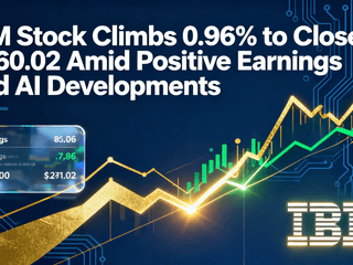 IBM Stock Climbs 0.96% to Close at $260.02 Amid Positive Earnings and AI Developments