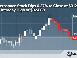 GE Aerospace Stock Dips 0.27% to Close at $312.89 After Intraday High of $324.88