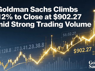 Goldman Sachs Climbs 1.12% to Close at $902.27 Amid Strong Trading Volume