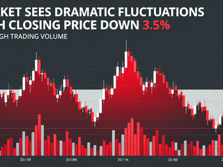 Market Sees Dramatic Fluctuations with Closing Price Down 3.5% Amid High Trading Volume