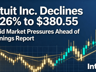 Intuit Inc. Declines 0.26% to $380.55 Amid Market Pressures Ahead of Earnings Report