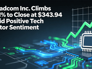 Broadcom Inc. Climbs 3.31% to Close at $343.94 Amid Positive Tech Sector Sentiment