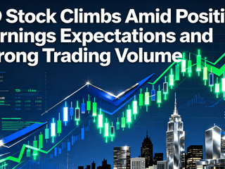 TD Stock Climbs Amid Positive Earnings Expectations and Strong Trading Volume