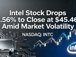 Intel Stock Drops 1.56% to Close at $45.46 Amid Market Volatility