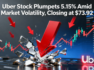 Uber Stock Plummets 5.15% Amid Market Volatility, Closing at $73.92