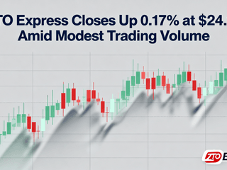 ZTO Express Closes Up 0.17% at $24.13 Amid Modest Trading Volume