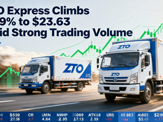 ZTO Express Climbs 3.69% to $23.63 Amid Strong Trading Volume