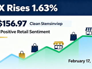 TJX Rises 1.63% to $156.97 Amid Positive Retail Sentiment on February 17, 2026