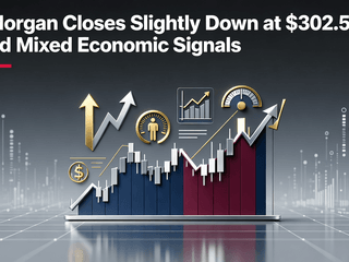 JPMorgan Closes Slightly Down at $302.55 Amid Mixed Economic Signals