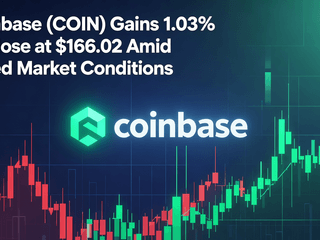 Coinbase (COIN) Gains 1.03% to Close at $166.02 Amid Mixed Market Conditions