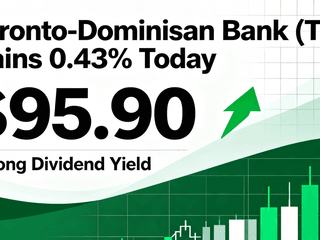 Toronto-Dominion Bank (TD) Gains 0.43% Today, Trading at $95.90 with Strong Dividend Yield