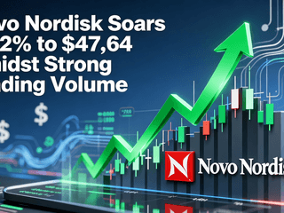 Novo Nordisk Soars 9.92% to $47.64 Amidst Strong Trading Volume