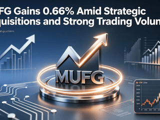 MUFG Gains 0.66% Amid Strategic Acquisitions and Strong Trading Volume