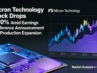 Micron Technology Stock Drops 0.70% Amid Earnings Conference Announcement and Production Expansion