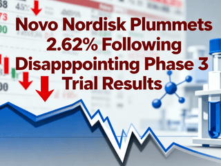 Novo Nordisk Plummets 2.62% Following Disappointing Phase 3 Trial Results