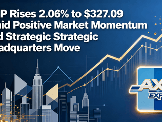 AXP Rises 2.06% to $327.09 Amid Positive Market Momentum and Strategic Headquarters Move