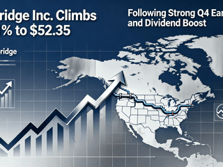 Enbridge Inc. Climbs 1.61% to $52.35 Following Strong Q4 Earnings and Dividend Boost