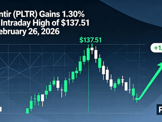 Palantir (PLTR) Gains 1.30% with Intraday High of $137.51 on February 26, 2026