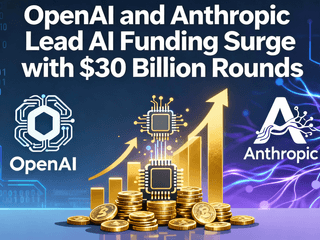 OpenAI and Anthropic Lead AI Funding Surge with $30 Billion Rounds
