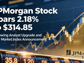JPMorgan Stock Soars 2.18% to $314.85 Following Analyst Upgrade and New Market Index Announcement