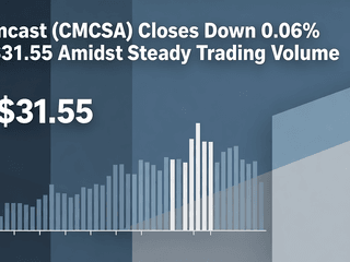 Comcast (CMCSA) Closes Down 0.06% at $31.55 Amidst Steady Trading Volume