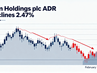 Arm Holdings plc ADR Declines 2.47% with Moderate Intraday Volatility on February 12, 2026