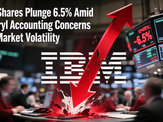IBM Shares Plunge 6.5% Amid Kyndryl Accounting Concerns and Market Volatility