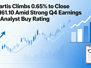 Novartis Climbs 0.65% to Close at $161.10 Amid Strong Q4 Earnings and Analyst Buy Rating