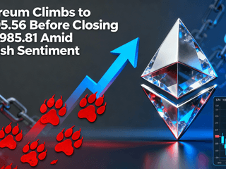 Ethereum Climbs to $1,995.56 Before Closing at $1,985.81 Amid Bearish Sentiment
