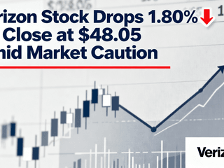 Verizon Stock Drops 1.80% to Close at $48.05 Amid Market Caution