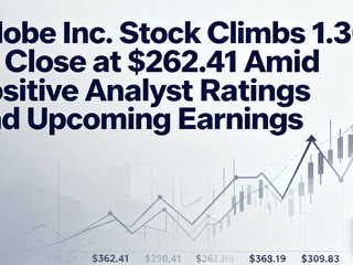 Adobe Inc. Stock Climbs 1.30% to Close at $262.41 Amid Positive Analyst Ratings and Upcoming Earnings