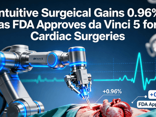 Intuitive Surgical Gains 0.96% as FDA Approves da Vinci 5 for Cardiac Surgeries