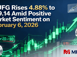 MUFG Rises 4.88% to $19.14 Amid Positive Market Sentiment on February 6, 2026