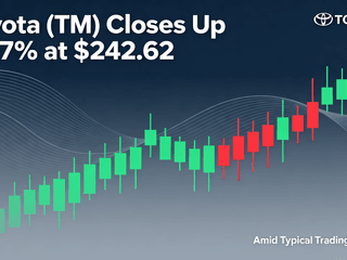 Toyota (TM) Closes Up 0.37% at $242.62 Amid Typical Trading Activity
