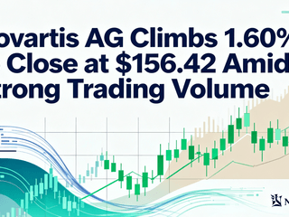 Novartis AG Climbs 1.60% to Close at $156.42 Amid Strong Trading Volume