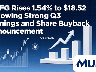 MUFG Rises 1.54% to $18.52 Following Strong Q3 Earnings and Share Buyback Announcement