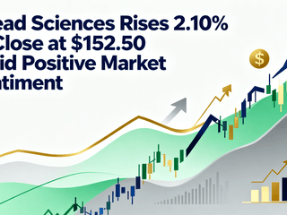 Gilead Sciences Rises 2.10% to Close at $152.50 Amid Positive Market Sentiment