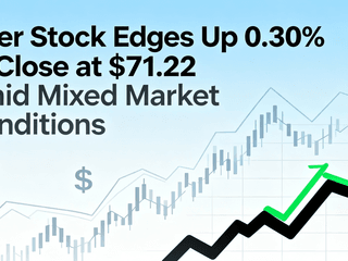 Uber Stock Edges Up 0.30% to Close at $71.22 Amid Mixed Market Conditions