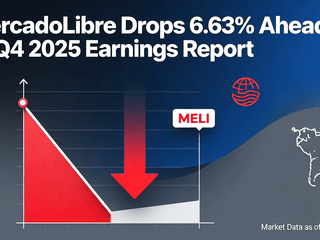 MercadoLibre Drops 6.63% Ahead of Q4 2025 Earnings Report