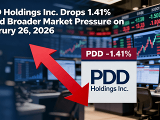 PDD Holdings Inc. Drops 1.41% Amid Broader Market Pressure on February 26, 2026