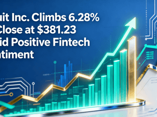 Intuit Inc. Climbs 6.28% to Close at $381.23 Amid Positive Fintech Sentiment