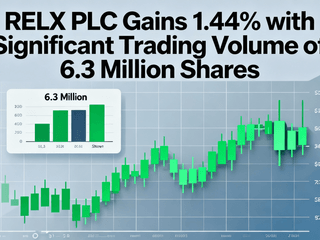 RELX PLC Gains 1.44% with Significant Trading Volume of 6.3 Million Shares