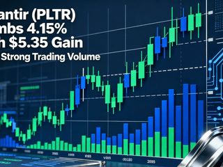 Palantir (PLTR) Climbs 4.15% with $5.35 Gain Amid Strong Trading Volume