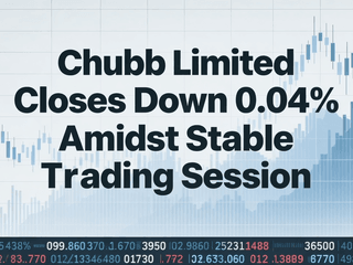 Chubb Limited Closes Down 0.04% Amidst Stable Trading Session