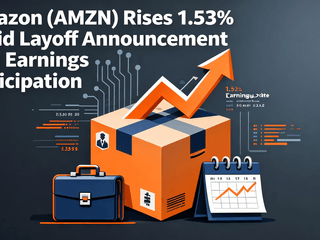 Amazon (AMZN) Rises 1.53% Amid Layoff Announcement and Earnings Anticipation