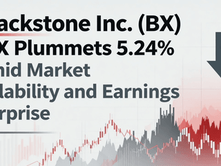 Blackstone Inc. (BX) Plummets 5.24% Amid Market Volatility and Earnings Surprise