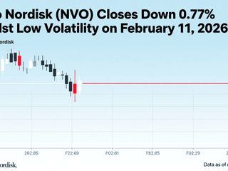 Novo Nordisk (NVO) Closes Down 0.77% Amidst Low Volatility on February 11, 2026