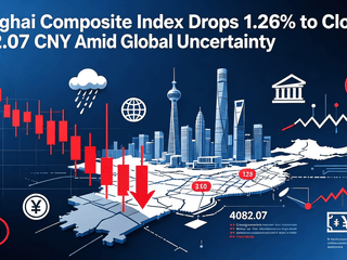 Shanghai Composite Index Drops 1.26% to Close at 4082.07 CNY Amid Global Uncertainty